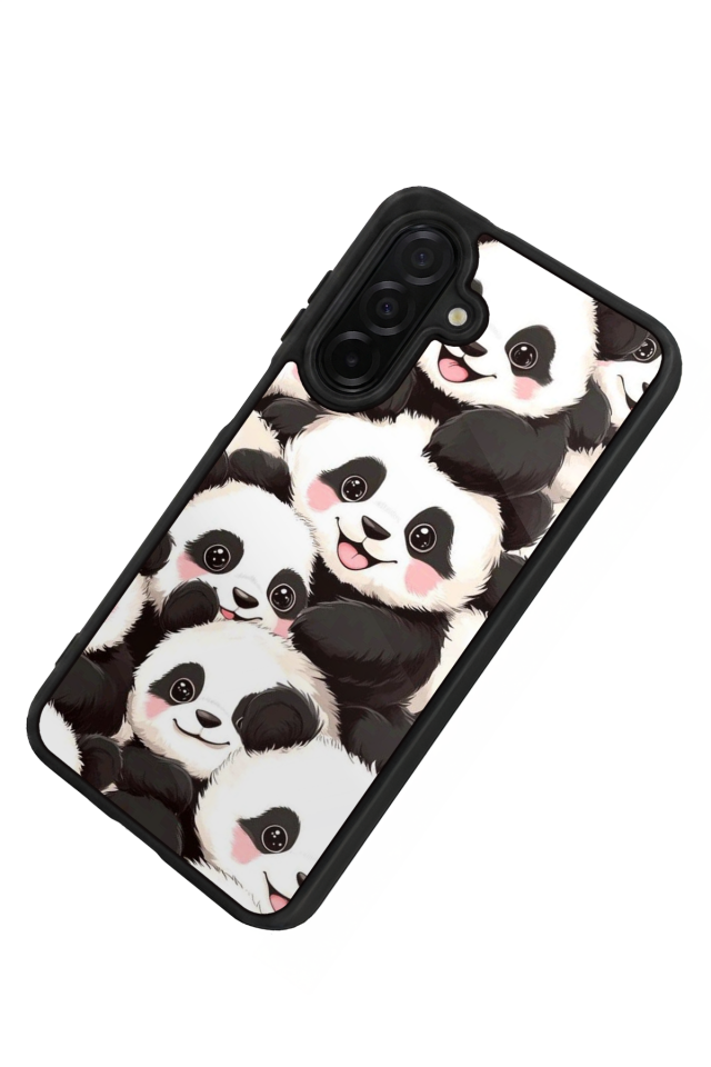 Samsung Galaxy A36 Uyumlu Panda Tasarımlı Glossy Premium Kılıf