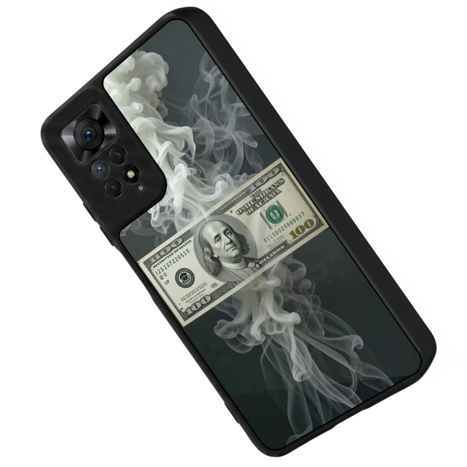 Xiaomi Redmi Note 11 Pro Uyumlu Para Tasarımlı Glossy Premium Kılıf