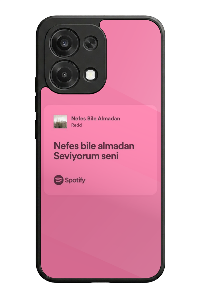 Oppo A6 Pro Uyumlu Sarki Sozleri Tasarımlı Glossy Premium Kılıf