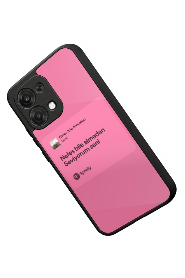 Oppo A6 Pro Uyumlu Sarki Sozleri Tasarımlı Glossy Premium Kılıf