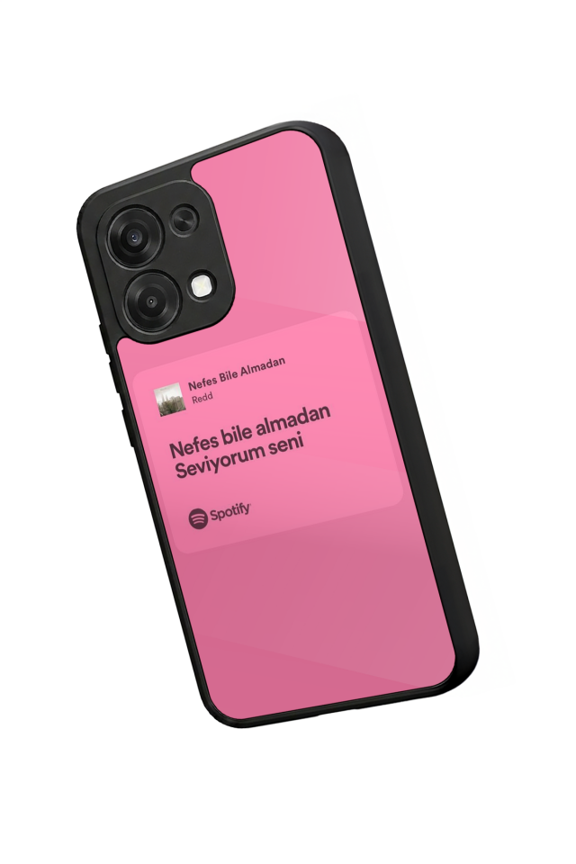 Oppo A6 Pro Uyumlu Sarki Sozleri Tasarımlı Glossy Premium Kılıf
