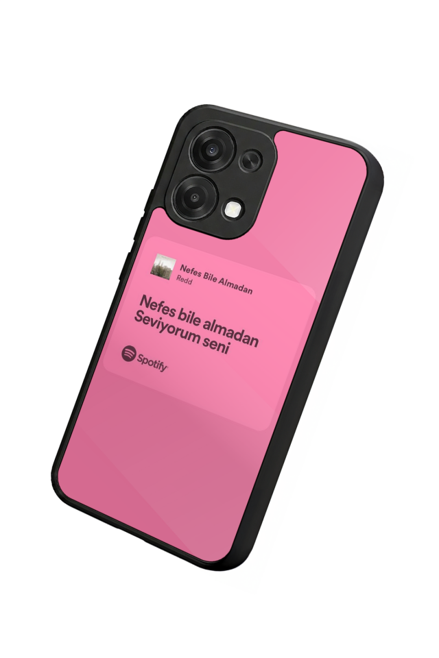 Oppo A6 Pro Uyumlu Sarki Sozleri Tasarımlı Glossy Premium Kılıf