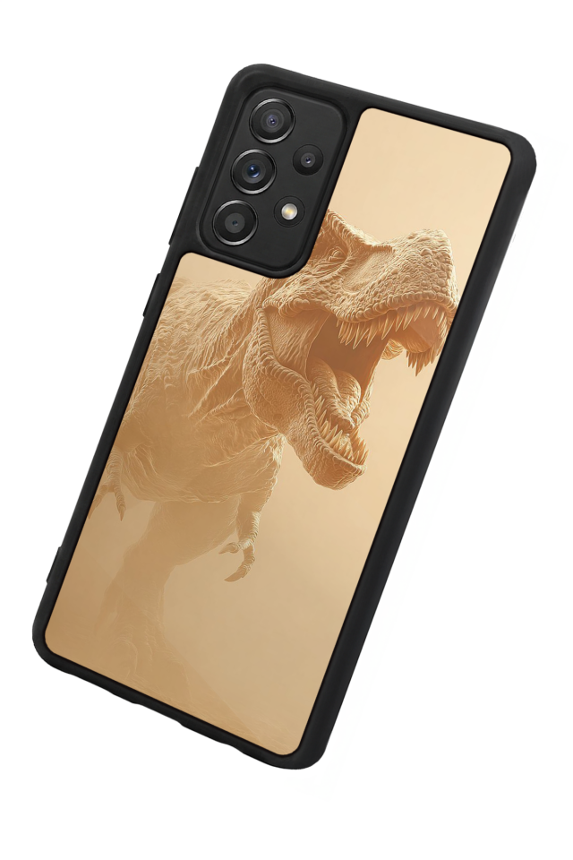 Samsung Galaxy A72 Uyumlu Dinazor Tasarımlı Glossy Premium Kılıf