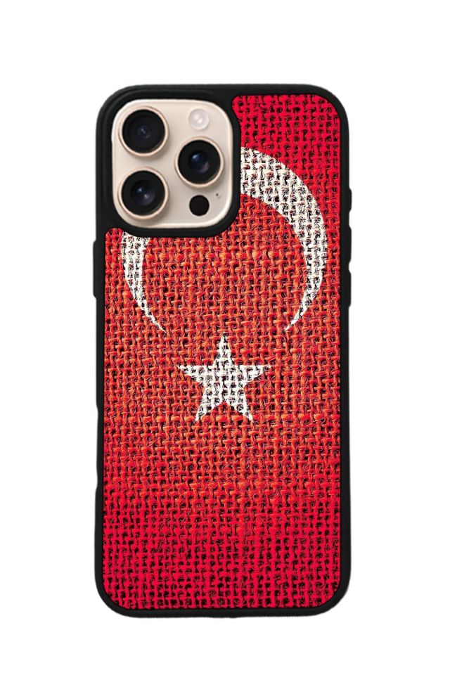 iPhone 16 Pro Max Uyumlu TürkBayragi Tasarımlı Glossy Premium Kılıf