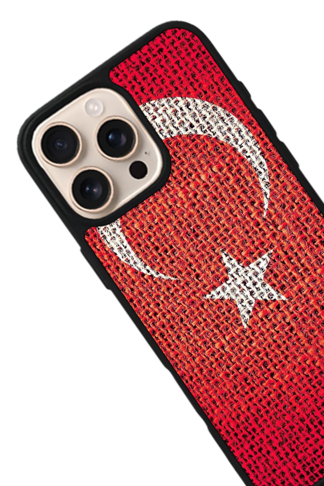 iPhone 16 Pro Max Uyumlu TürkBayragi Tasarımlı Glossy Premium Kılıf