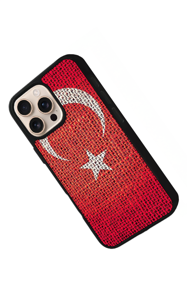 iPhone 16 Pro Max Uyumlu TürkBayragi Tasarımlı Glossy Premium Kılıf