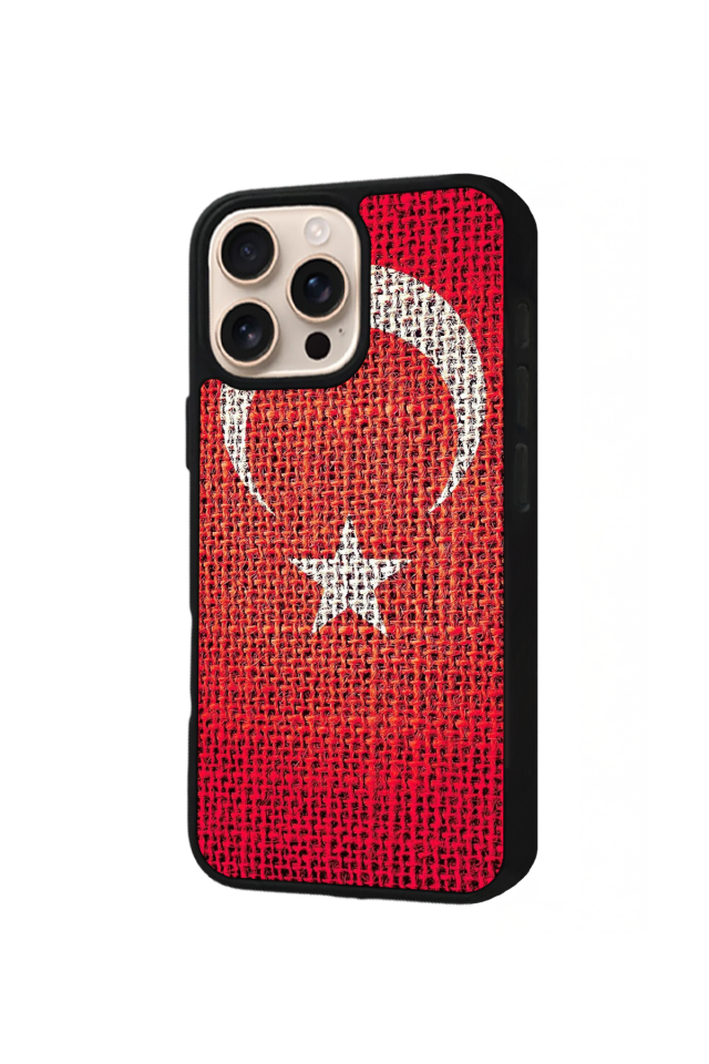 iPhone 16 Pro Max Uyumlu TürkBayragi Tasarımlı Glossy Premium Kılıf