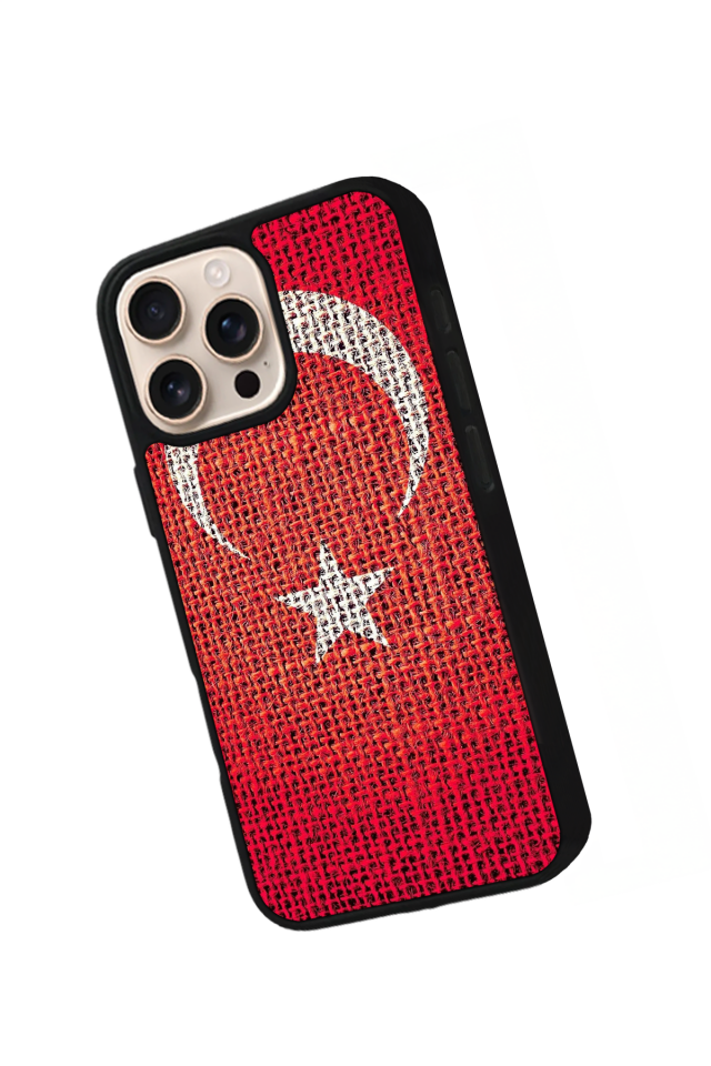 iPhone 16 Pro Max Uyumlu TürkBayragi Tasarımlı Glossy Premium Kılıf