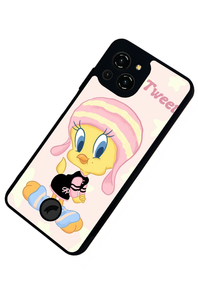 Reeder S23 Pro Max Uyumlu tweety Tasarımlı Glossy Premium Kılıf