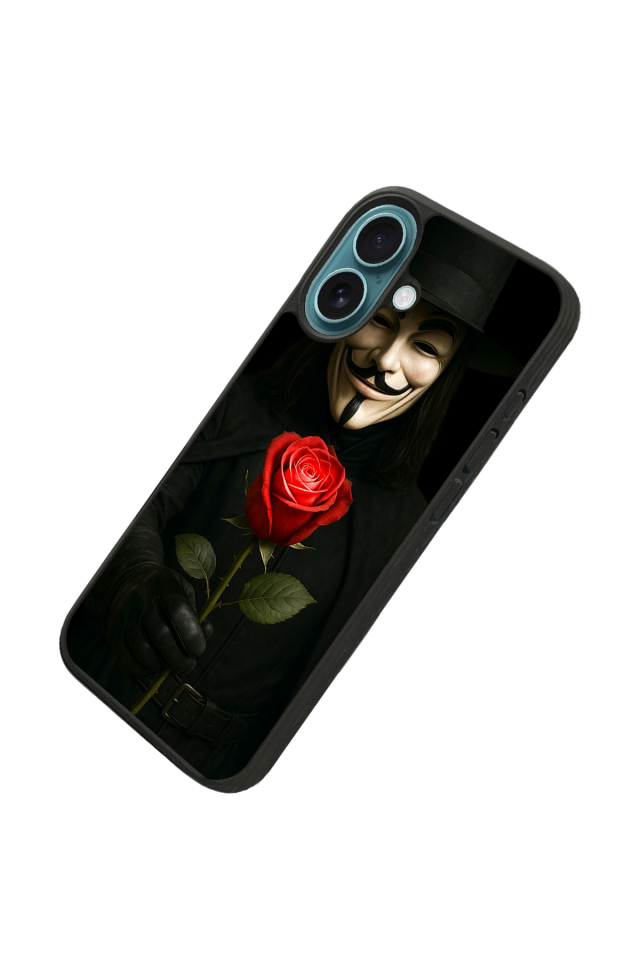 iPhone 16 Plus Uyumlu Vendetta Tasarımlı Glossy Premium Kılıf