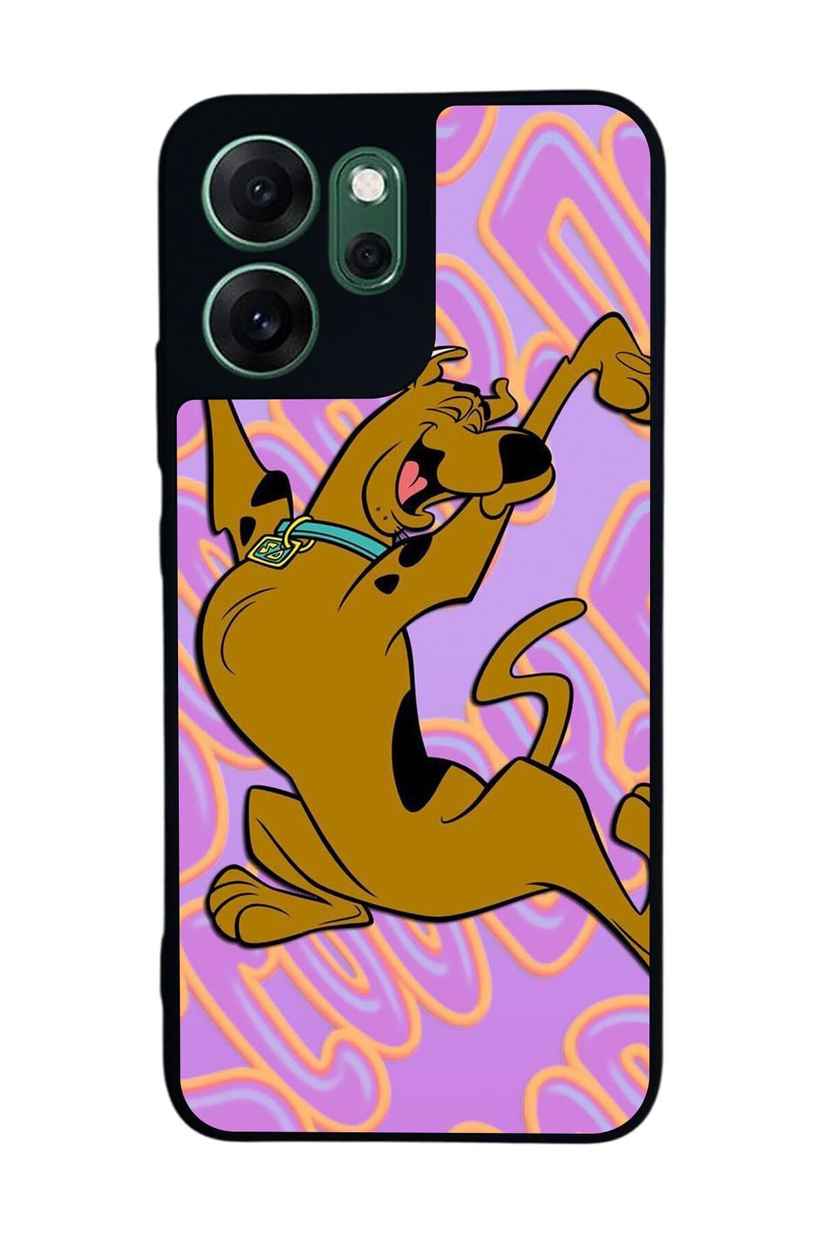 Oppo Reno 14F Uyumlu Scooby Doo Tasarımlı Glossy Premium Kılıf