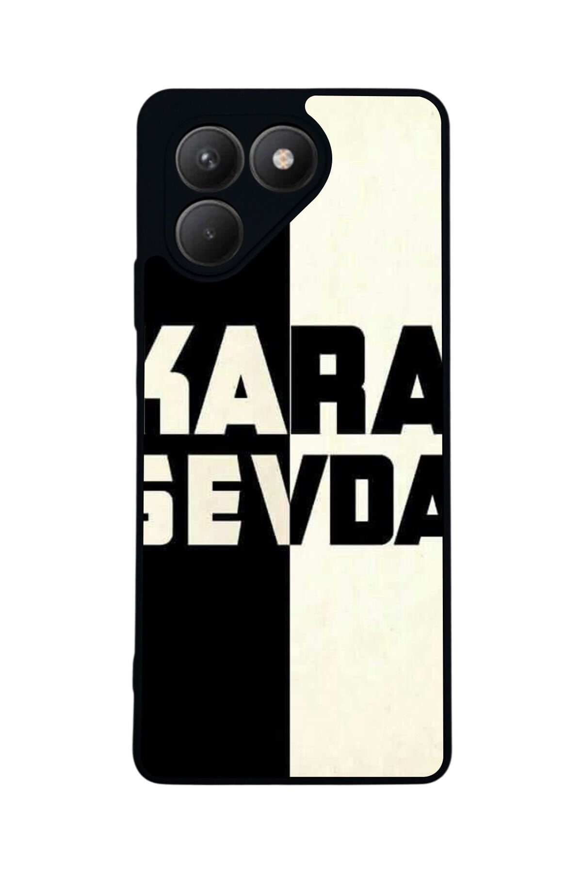 Tecno Pova 7 Mat Uyumlu Siyah Kılıf – Yumuşak Silikon, Koruyucu, Şok Emici Kapak