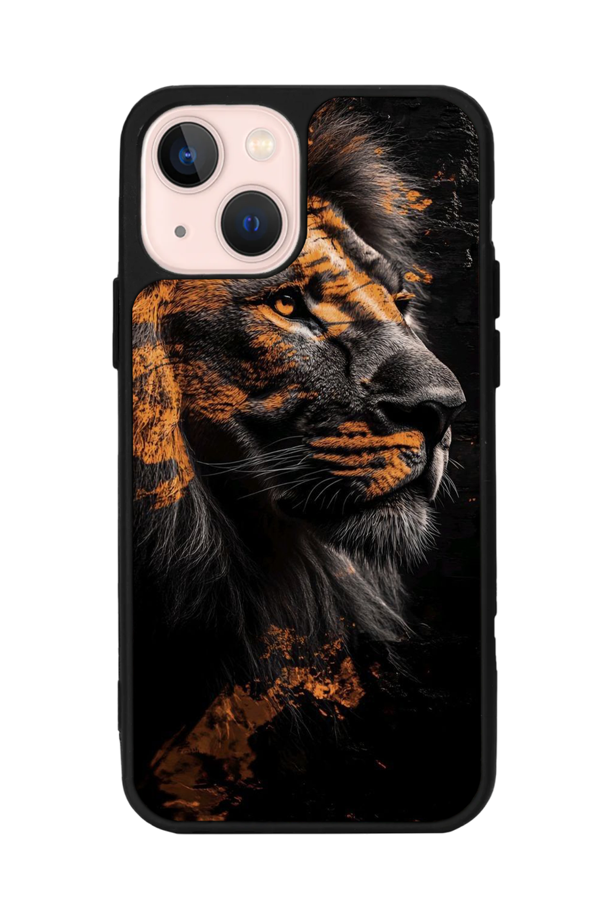 iPhone 15 Uyumlu Aslan Tasarımlı Glossy Premium Kılıf
