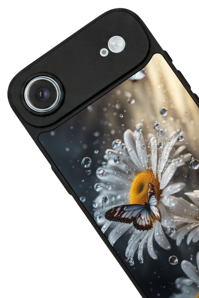 iPhone 17 Air Uyumlu Cicek Tasarımlı Glossy Premium Kılıf