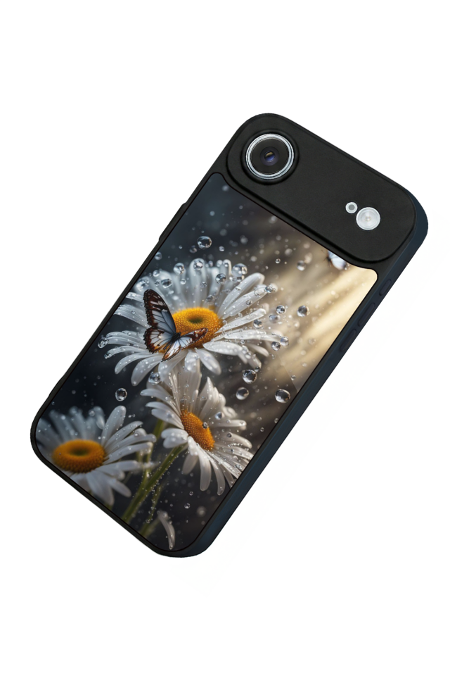iPhone 17 Air Uyumlu Cicek Tasarımlı Glossy Premium Kılıf