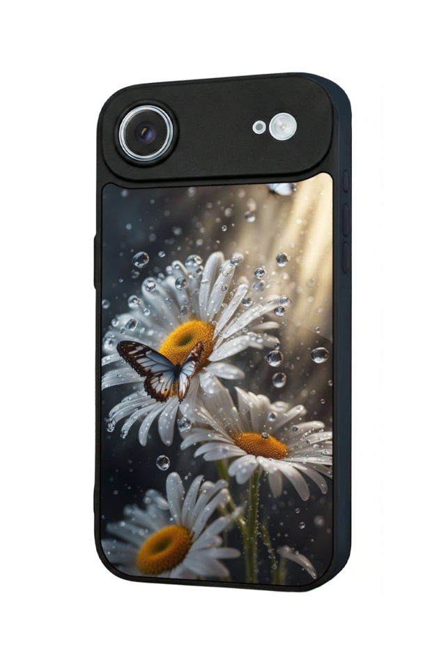 iPhone 17 Air Uyumlu Cicek Tasarımlı Glossy Premium Kılıf