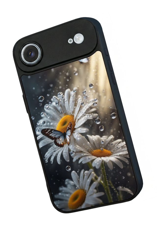 iPhone 17 Air Uyumlu Cicek Tasarımlı Glossy Premium Kılıf