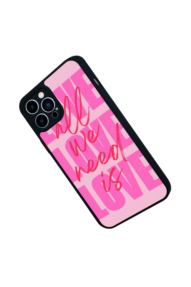 iPhone 12 Pro Max Uyumlu Love Tasarımlı Glossy Premium Kılıf