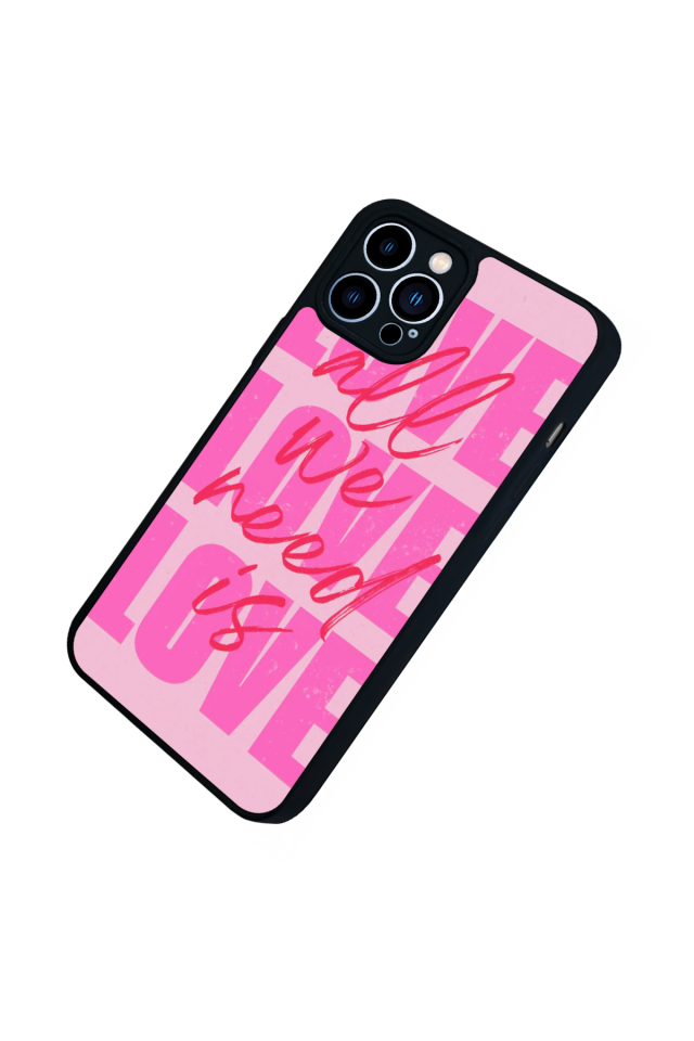 iPhone 12 Pro Max Uyumlu Love Tasarımlı Glossy Premium Kılıf