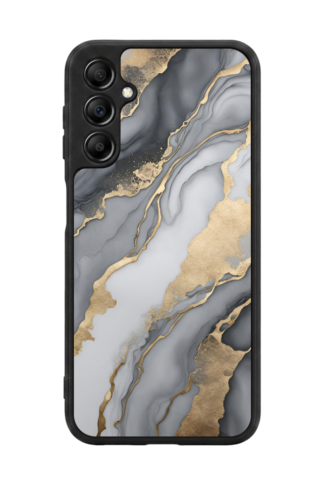 Samsung Galaxy A14 Uyumlu Mermer Marble Tasarımlı Glossy Premium Kılıf
