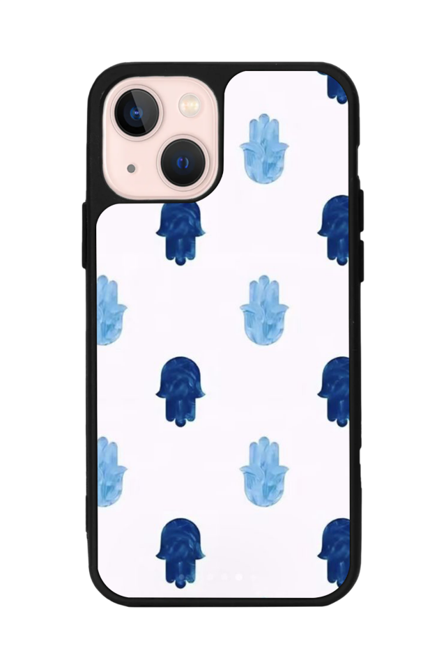 iPhone 14 Plus Uyumlu Nazar Tasarımlı Glossy Premium Kılıf