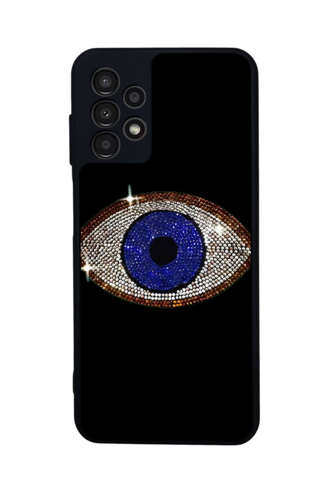 Samsung Galaxy A23 Uyumlu Nazar Tasarımlı Glossy Premium Kılıf