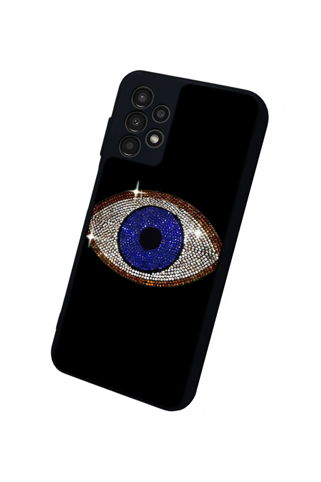 Samsung Galaxy A23 Uyumlu Nazar Tasarımlı Glossy Premium Kılıf