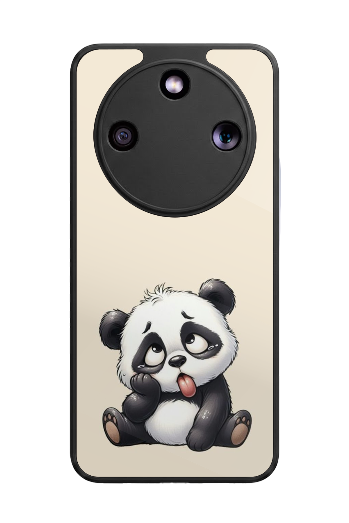 Honor Magic 8 Lite Uyumlu Panda Tasarımlı Glossy Premium Kılıf