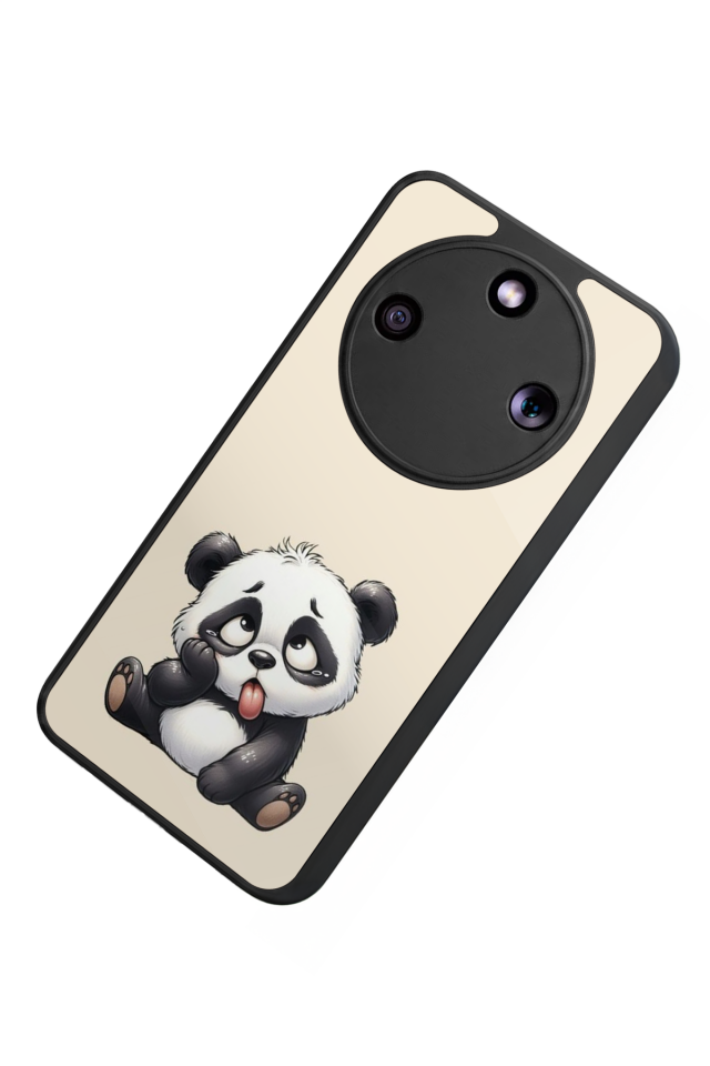 Honor Magic 8 Lite Uyumlu Panda Tasarımlı Glossy Premium Kılıf