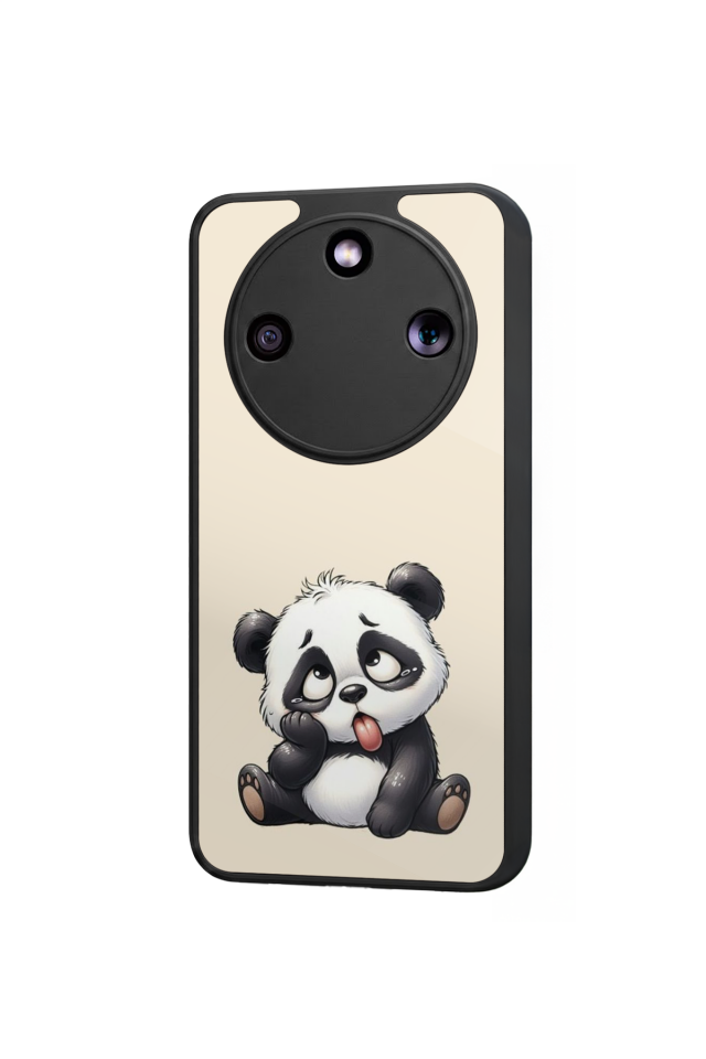 Honor Magic 8 Lite Uyumlu Panda Tasarımlı Glossy Premium Kılıf