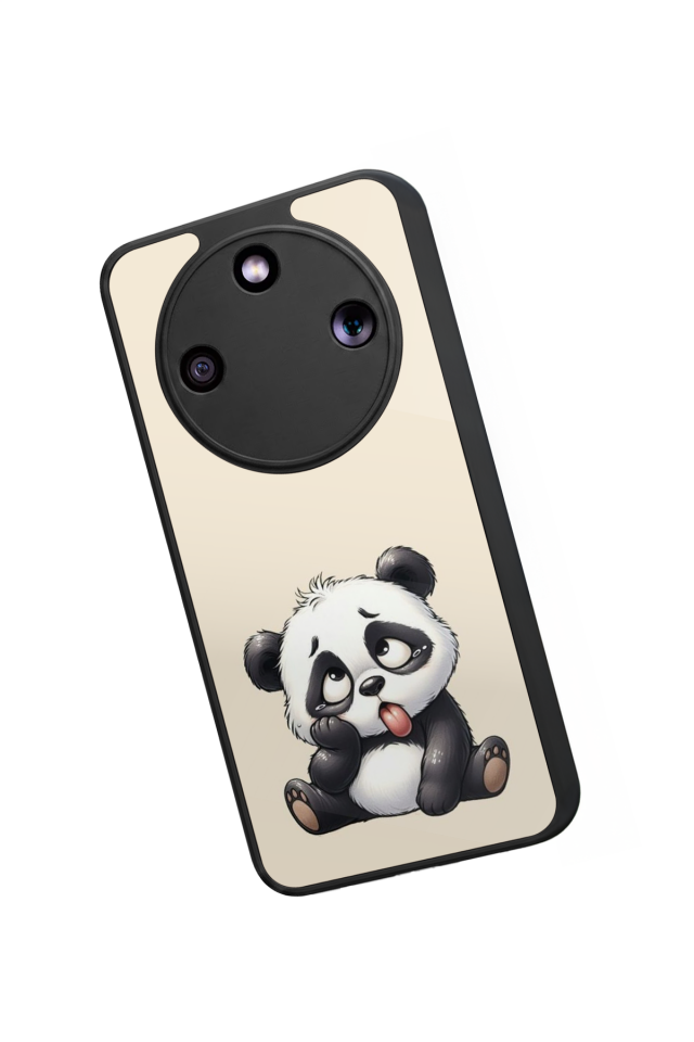 Honor Magic 8 Lite Uyumlu Panda Tasarımlı Glossy Premium Kılıf