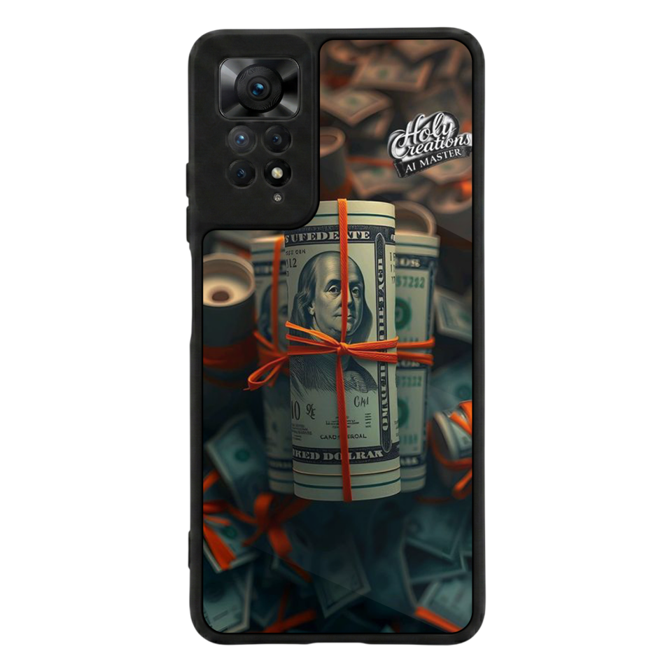 Xiaomi Redmi Note 11 Pro Uyumlu Para Tasarımlı Glossy Premium Kılıf