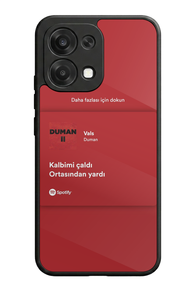 Oppo A6 Pro Uyumlu Sarki Sozleri Tasarımlı Glossy Premium Kılıf