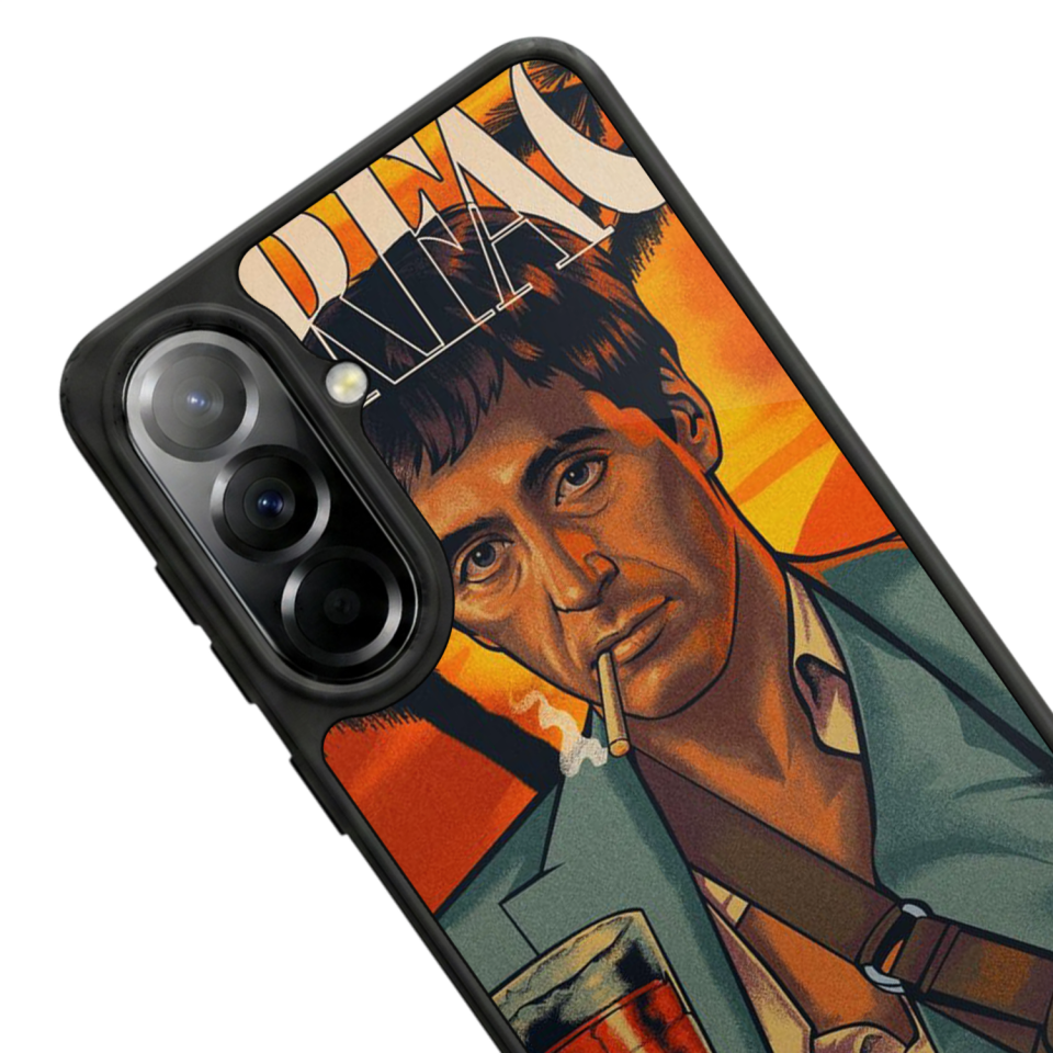 Samsung Galaxy A57 Uyumlu Scarface Tasarımlı Glossy Premium Kılıf