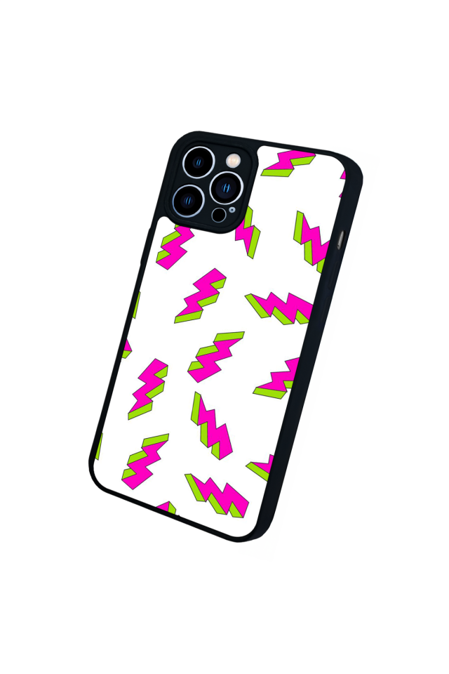iPhone 12 Pro Max Uyumlu Simsek Tasarımlı Glossy Premium Kılıf