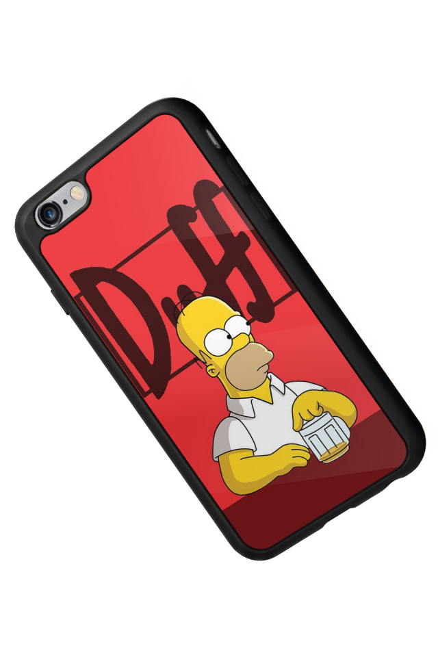 iPhone 6s Plus Uyumlu The Simpsons Tasarımlı Glossy Premium Kılıf
