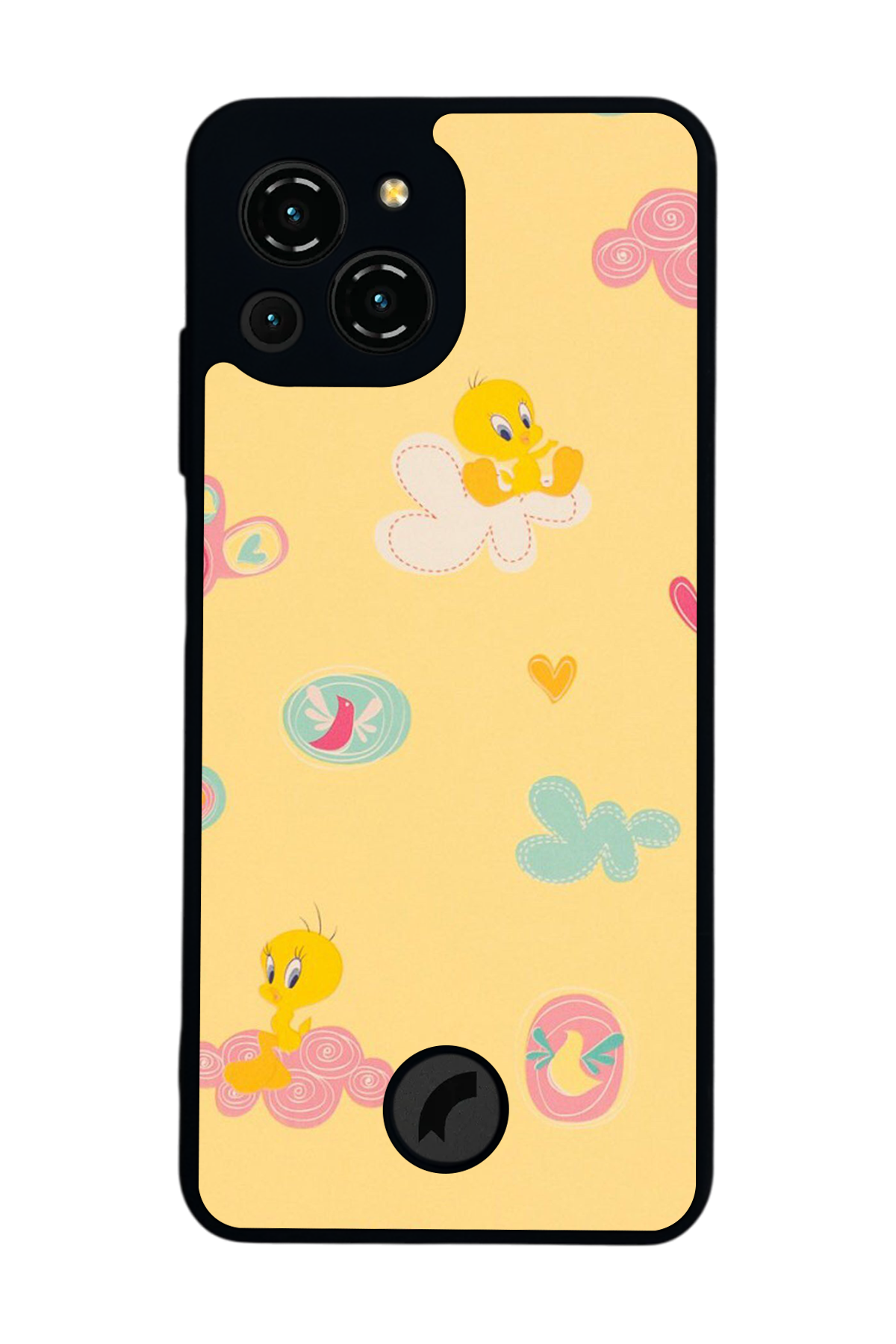 Reeder S23 Pro Max Uyumlu tweety Tasarımlı Glossy Premium Kılıf