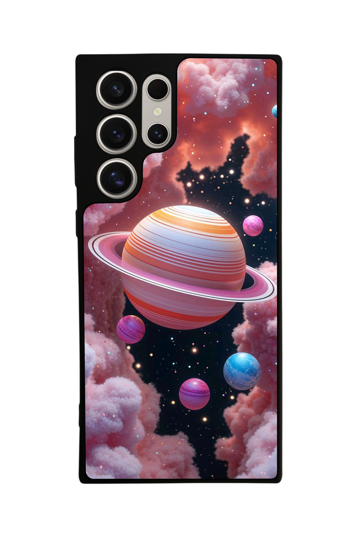 Samsung Galaxy S23 Ultra Uyumlu Uzay Tasarımlı Glossy Premium Kılıf