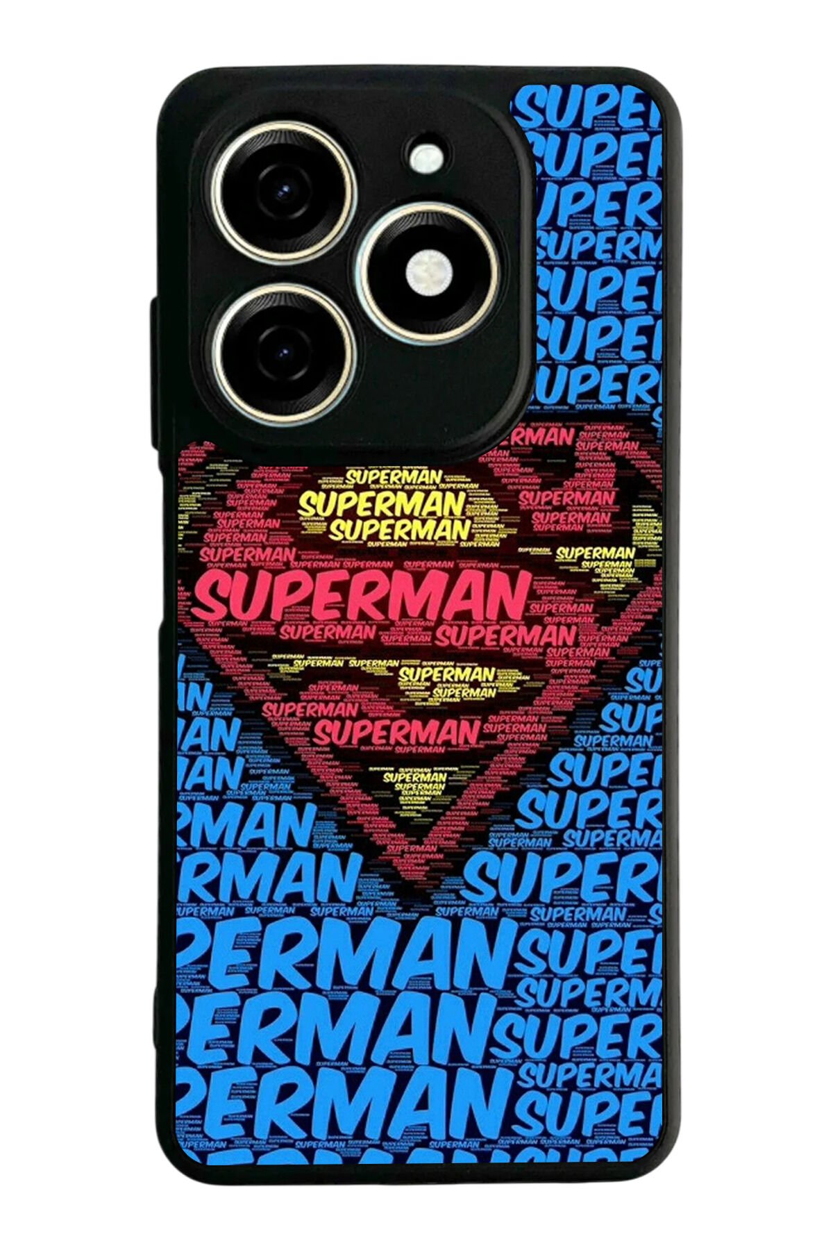 Tecno Spark 20/20C Uyumlu Superman Tasarımlı Glossy Premium Kılıf