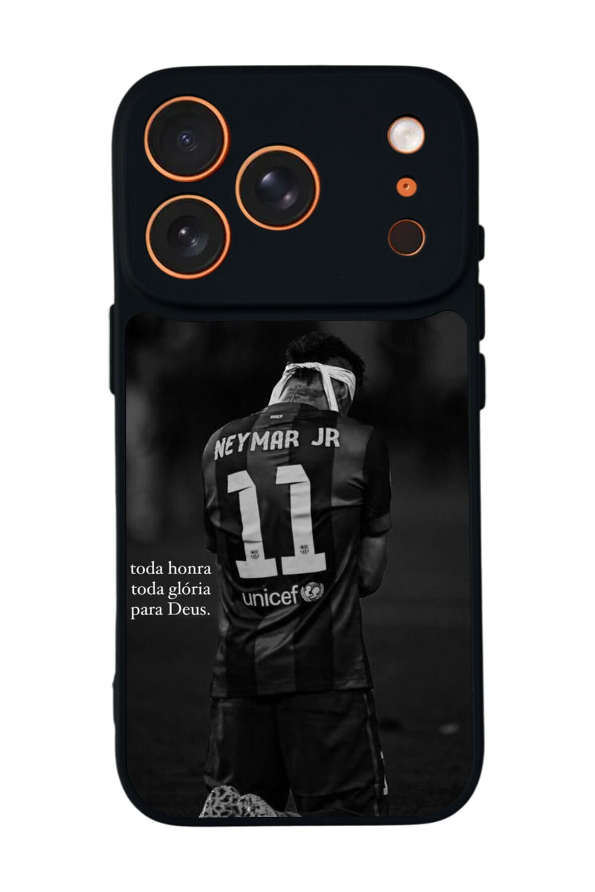 iPhone 17 Pro Max Uyumlu Neymar Tasarımlı Glossy Premium Kılıf