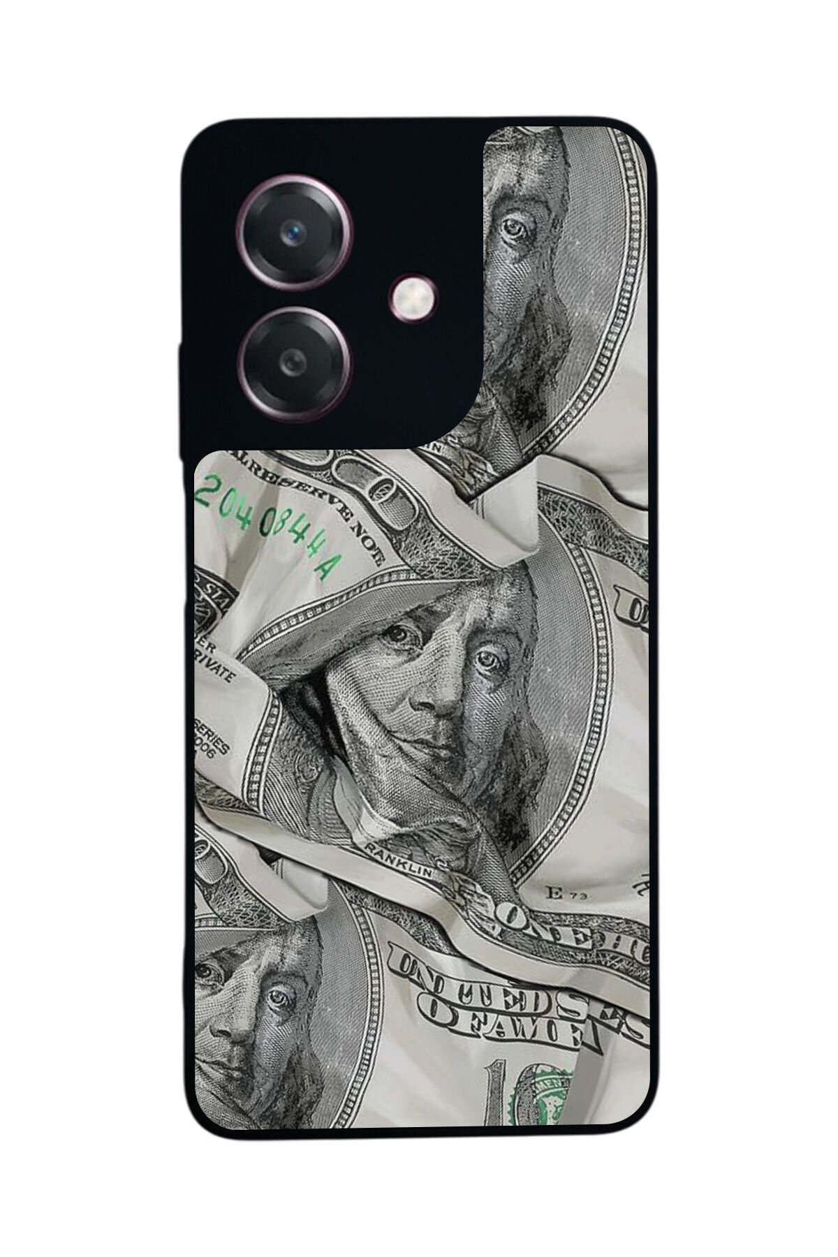 Oppo A3 5G Uyumlu Money Para Tasarımlı Glossy Premium Kılıf