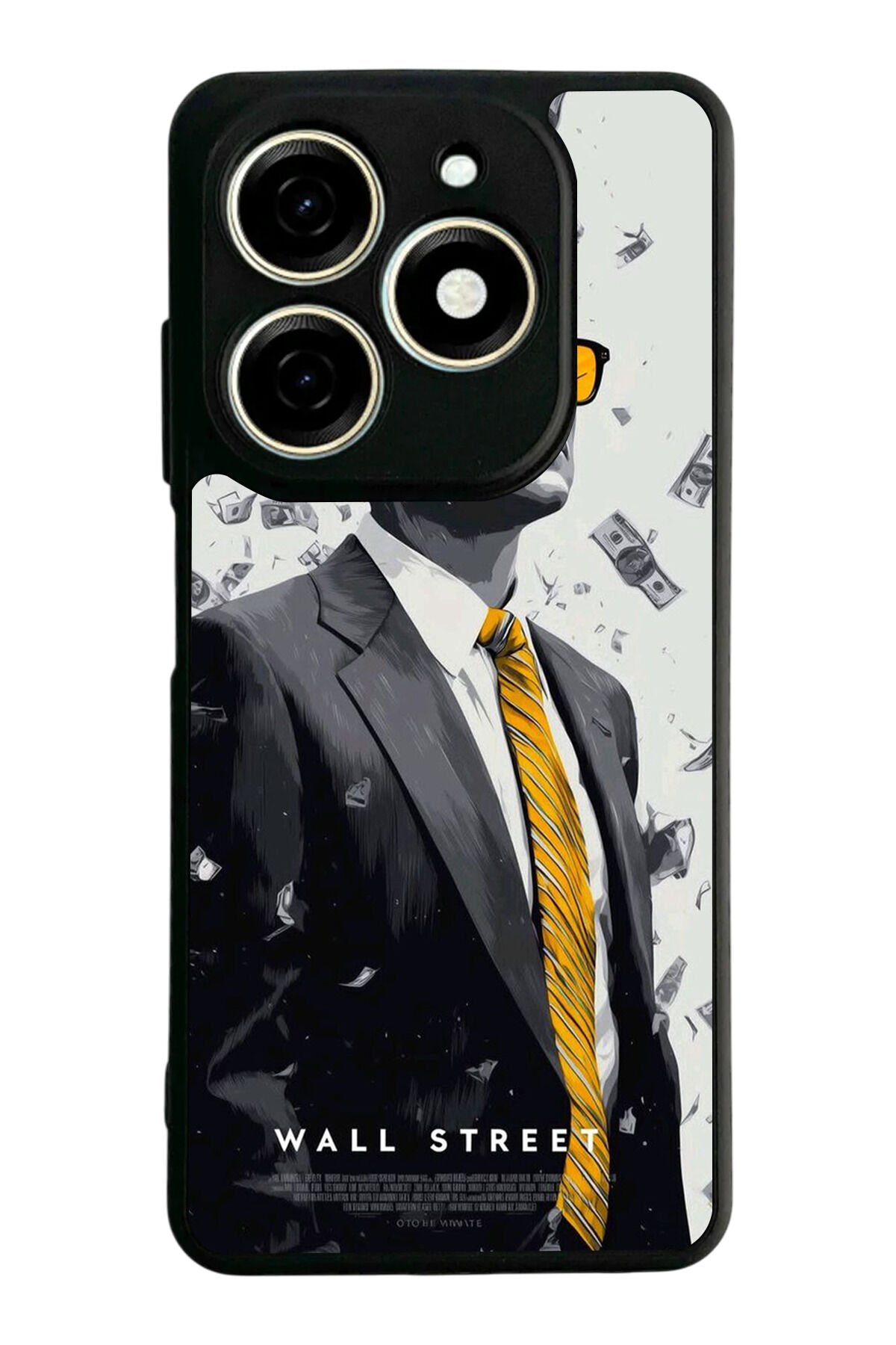 Infınıx Smart 8 Pro Uyumlu TheWolf Tasarımlı Glossy Premium Kılıf