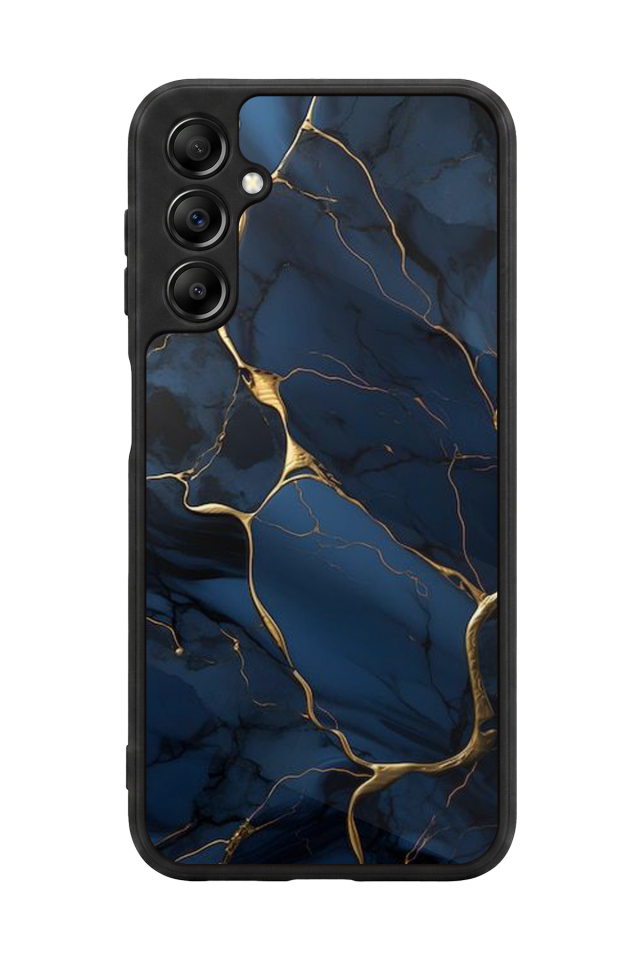 Samsung Galaxy A14 Uyumlu Mermer Marble Tasarımlı Glossy Premium Kılıf