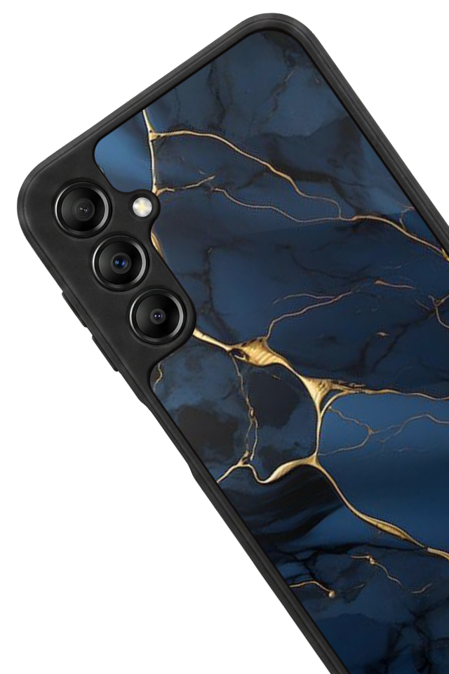 Samsung Galaxy A14 Uyumlu Mermer Marble Tasarımlı Glossy Premium Kılıf