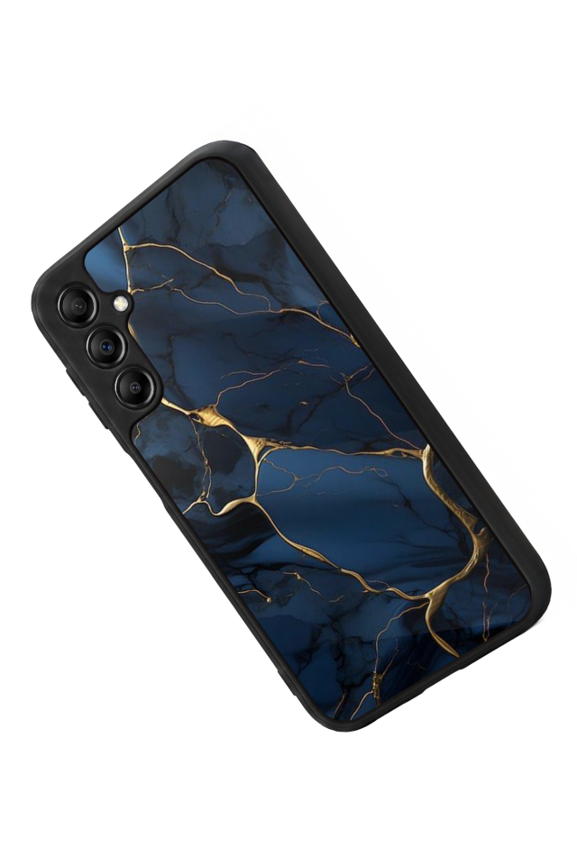 Samsung Galaxy A14 Uyumlu Mermer Marble Tasarımlı Glossy Premium Kılıf