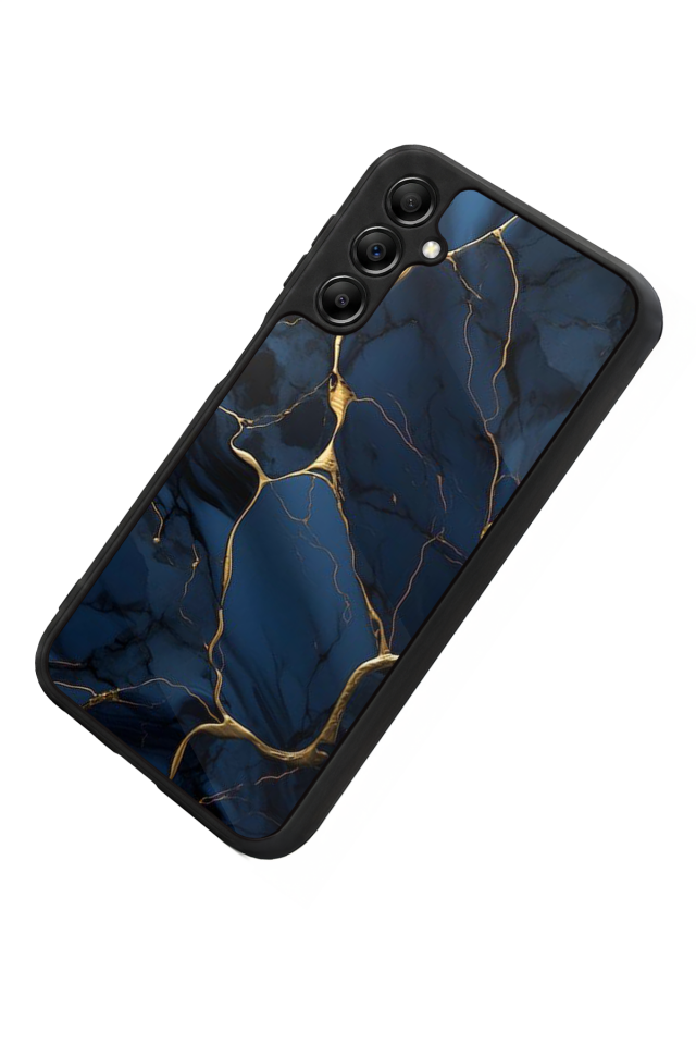 Samsung Galaxy A14 Uyumlu Mermer Marble Tasarımlı Glossy Premium Kılıf