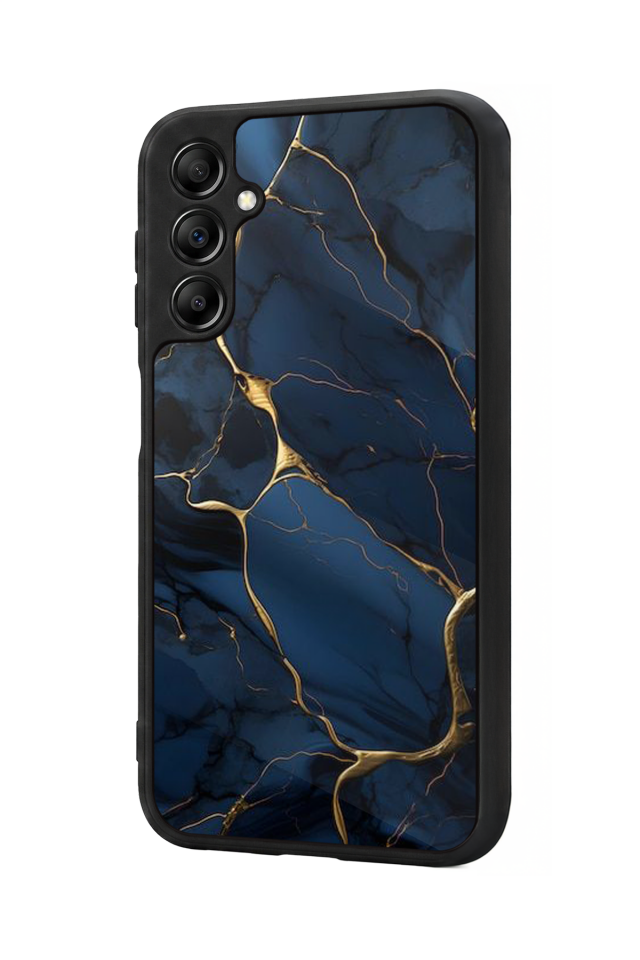 Samsung Galaxy A14 Uyumlu Mermer Marble Tasarımlı Glossy Premium Kılıf