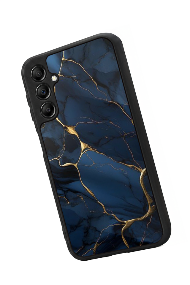 Samsung Galaxy A14 Uyumlu Mermer Marble Tasarımlı Glossy Premium Kılıf