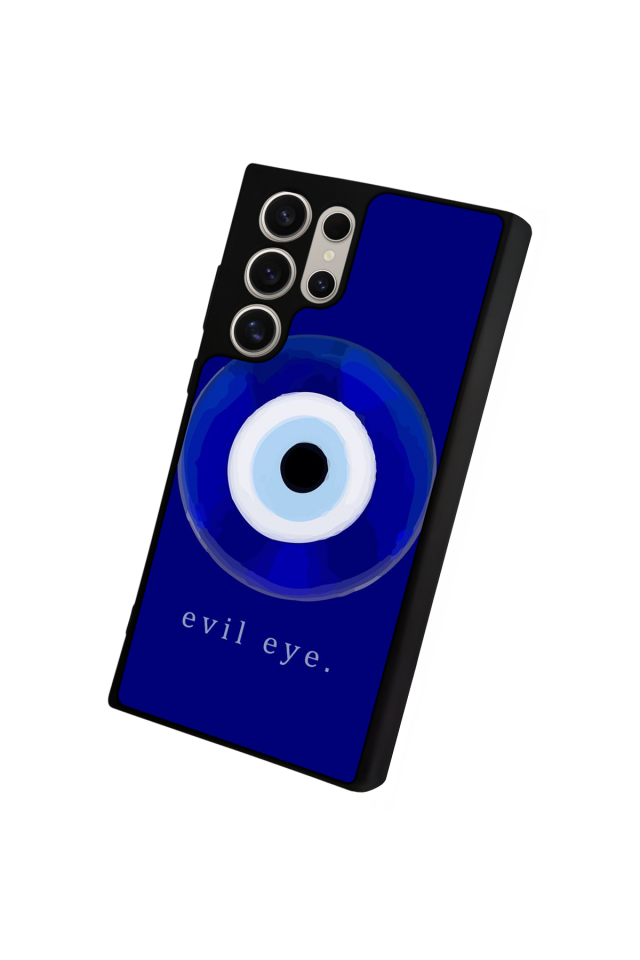 Samsung Galaxy S22 Ultra Uyumlu Nazar Tasarımlı Glossy Premium Kılıf