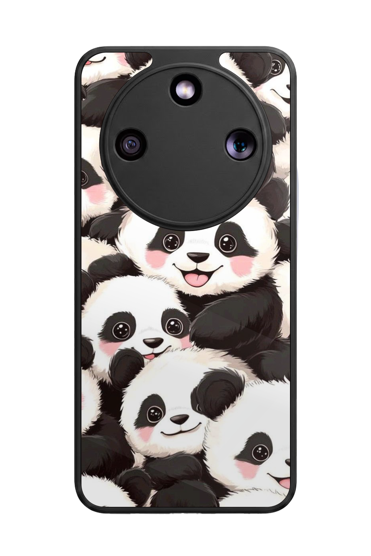 Honor Magic 8 Lite Uyumlu Panda Tasarımlı Glossy Premium Kılıf